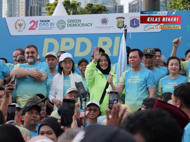 
DPD Gelar Green Democracy Fun Walk, Fahira Idris: Keadilan Sosial Inti Demokrasi