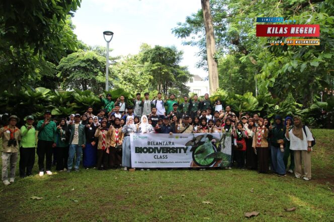 
Dorong Generasi Muda Peduli Biodiversitas, Belantara Foundation Gelar Pendataan Biodiversitas di Kawasan Tebet Eco Park, Jakarta Selatan