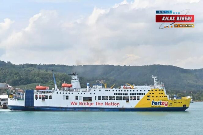 
Cuaca Bersahabat, Penyeberangan Merak–Bakauheni Terpantau Lancar dan Aman