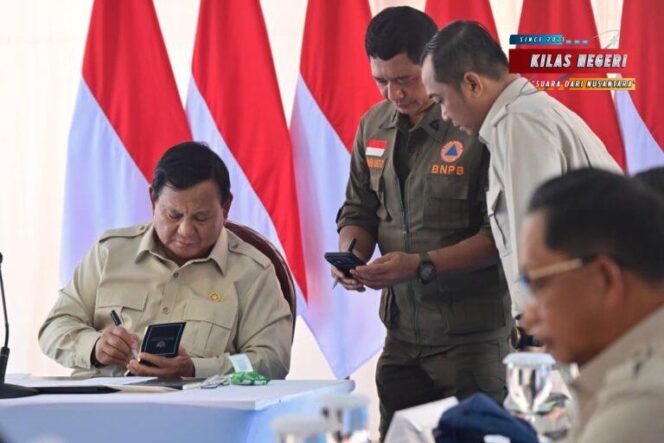 
Presiden Prabowo Tegaskan Pemerintah Tangani Bencana Secara Serius dan Terbuka terhadap Bantuan Publik