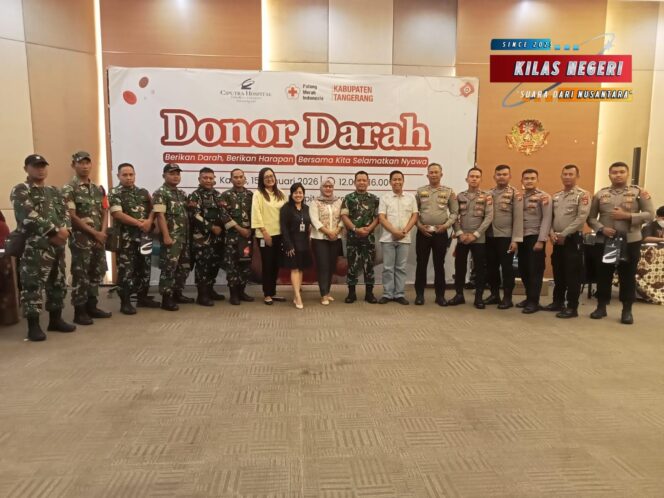 
Kodim 0510/Tigaraksa Dukung Program Donor Darah Tiga Bulanan RS Ciputra Hospital