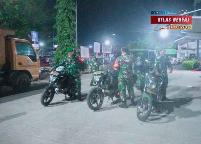 
Patroli Motor Koramil 01/Teluknaga Amankan Wilayah