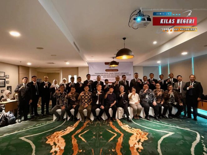 
20 Hakim Ikuti Pelatihan Penerapan Pasal Kebebasan Berekspresi