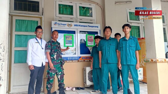 
Babinsa Koramil 14/Panongan Sosialisasikan Rekrutmen Prajurit TNI kepada Siswa SMK Mandiri