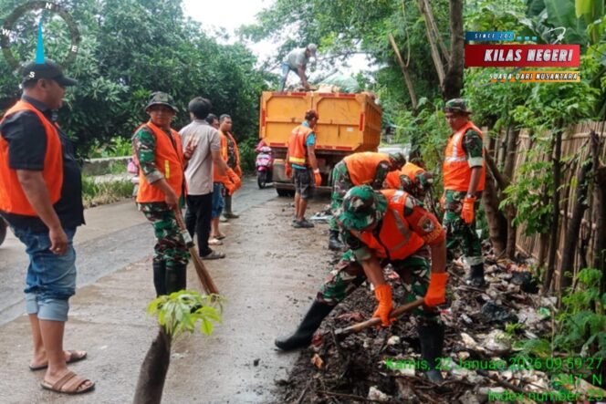 
Koramil 01/ Teluknaga Kodim 0510/ Tigaraksa Bentuk Satgas Sampah Sebagai Bentuk Pengabdian Kepada Rakyat