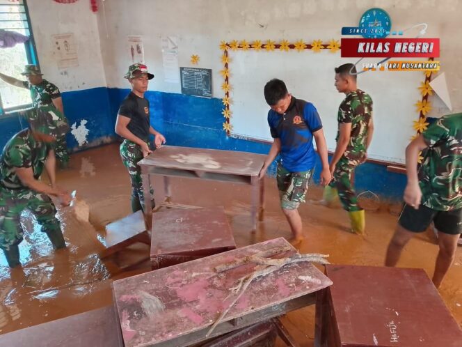 
Dibersihkan dan Dicat Ulang, SDN 155680 Bonalumban Kembali Layak untuk Belajar