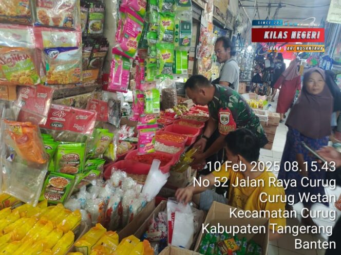 
Pastikan Harga Stabil, Babinsa Curug Monitoring Harga Pasar