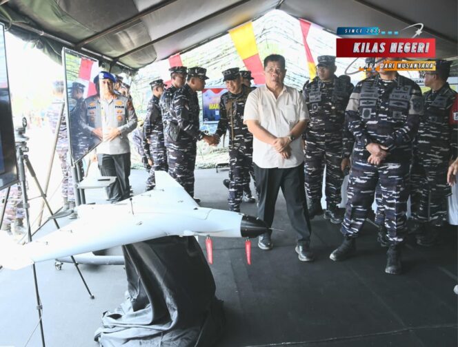 
TNI AL GELAR LATIHAN ANTI AKSES DAN ANTI AMFIBI, SEKALIGUS PAMERKAN TANGKAPAN TIMAH DAN LOGAM TANAH JARANG SENILAI RP 173,6 MILYAR