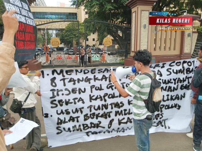 
GHSB BERI ULTIMATUM KE POLRI: BERSIHKAN INTERNAL DARI OKNUM BEKING TAMBANG ILEGAL ATAU HADAP PROTES NASIONAL