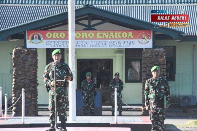 
Dandim 1710/Mimika Pimpin Upacara 17-an, Tekankan Kewaspadaan dan Sampaikan Amanat Kasad