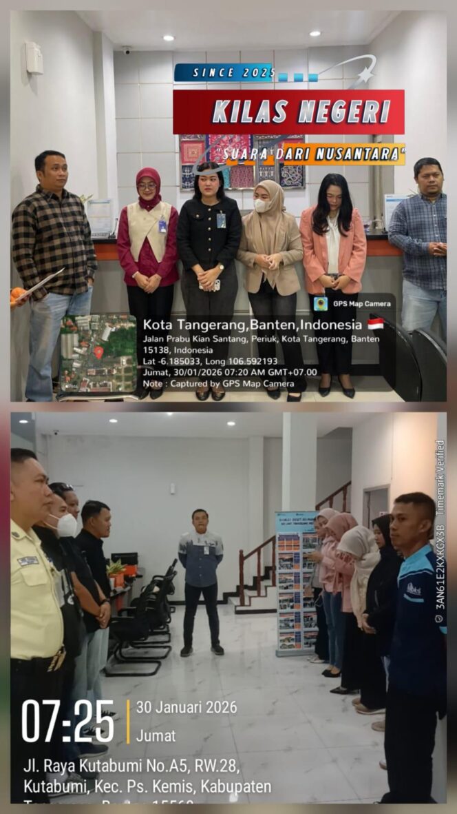 
BRI Tangerang Merdeka Bersama Supervisi Konsisten Laksanakan Doa Pagi di Setiap Unit Kerja
