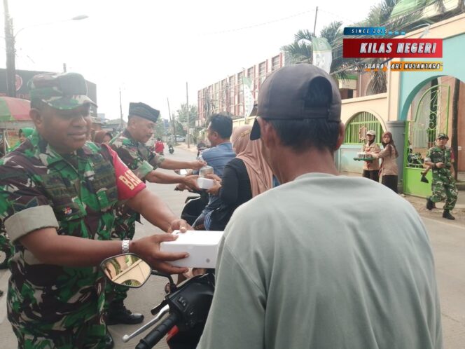 
Sambut Bulan Suci Ramadhan 1447 H Koramil 01/Teluknaga Bagikan Takjil Gratis