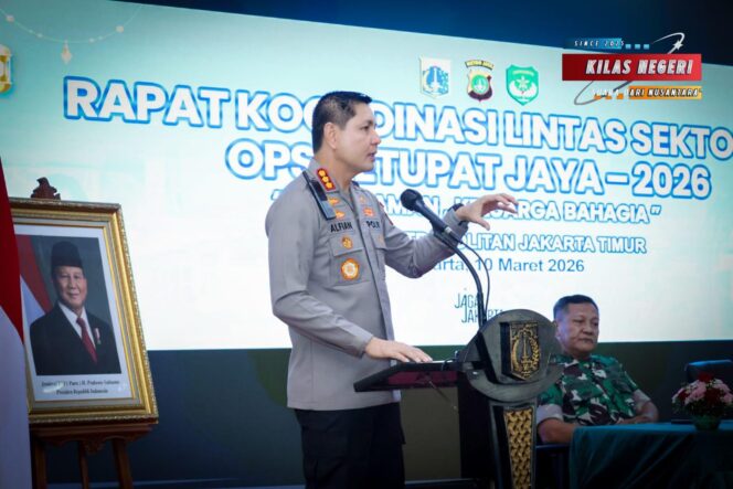 
Rakor Operasi Kepolisian Terpusat ” Ketupat Jaya 2026 ” Perkuat Sinergi Pengamanan Idul Fitri di Jakarta Timur