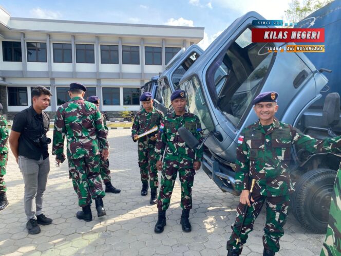 
Guna Mendukung Tugas Operasional, Danlanal Bintan Cek Kesiapan Kendaraan Dinas