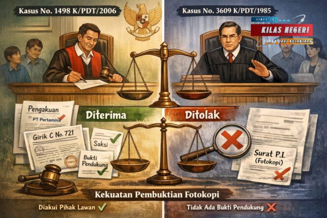 
Kekuatan Pembuktian Fotokopi yang Diakui Pihak Lawan