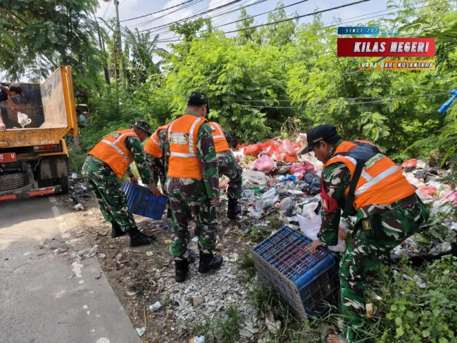 
Satgas Sampah Koramil Mauk, BersihkanPasca Idul Fitri