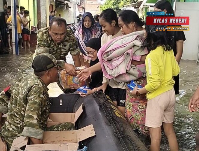 
Sigap dan Humanis, Koramil Ps. Rebo–Ciracas Salurkan Bantuan untuk Warga Terdampak Banjir di Kampung Rambutan.