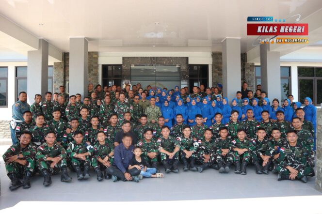 
Prajurit dan Media Bersatu, Danlanal Bintan Pimpin Halal Bihalal di Mako Lanal Bintan