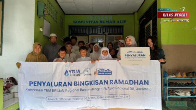 
BRI KC Jakarta S. Parman Salurkan Bingkisan Ramadhan ke Yayasan Komunitas Rumah Alif