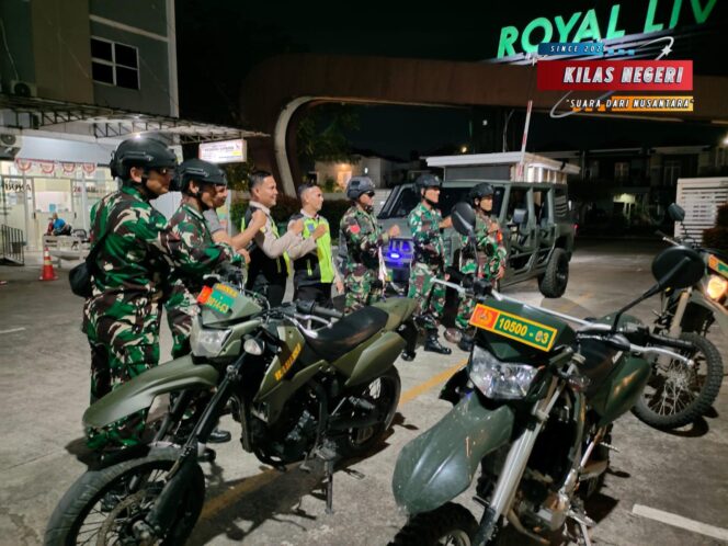 
Koramil 10/Sepatan Gelar Patroli Siskamling