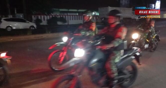 
Patroli Maung Koramil 04/Cikupa Amankan Wilayah Malam Hari