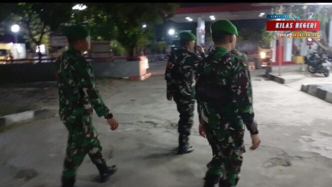 
Sisir Jalur Rawan Koramil 05/Balaraja Patroli Siskamling 